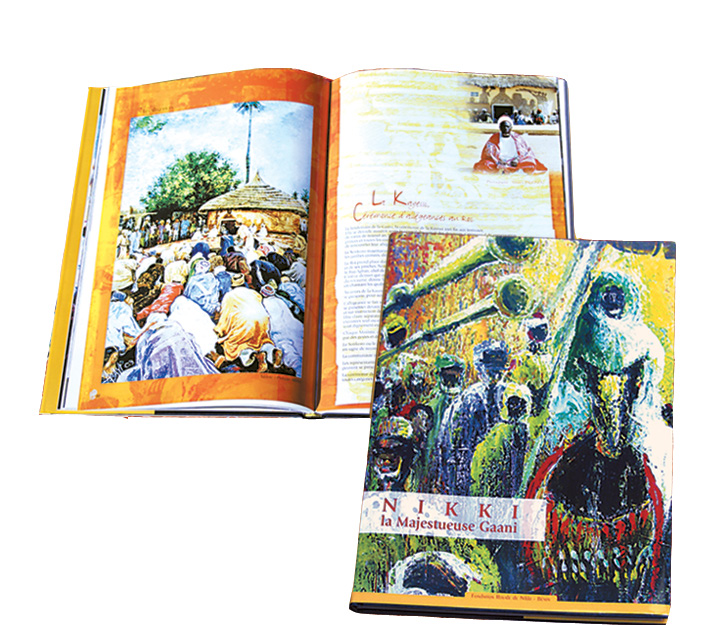 Livre d’art La Gaani — pages intérieures couleur et couverture