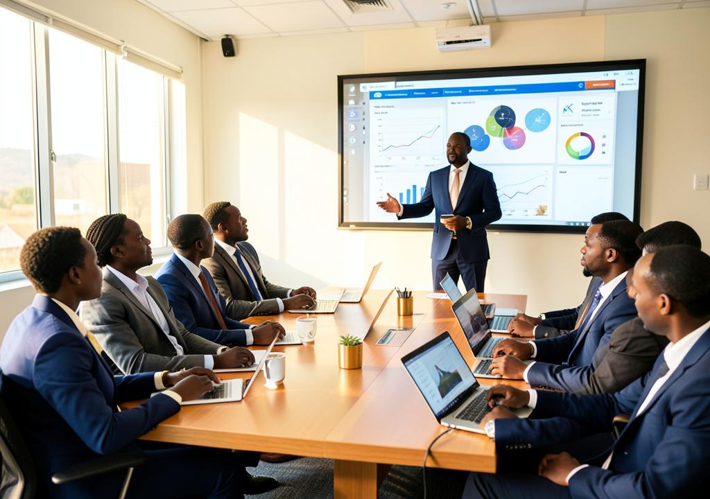 Session de formation IA AI Academy Africa — professionnels africains en atelier